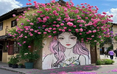 龙胜怎么设计网红打卡墙绘