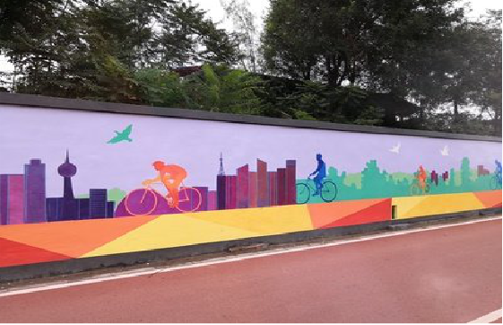 龙胜墙体彩绘-围墙