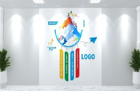 龙胜公司企业形象墙的工艺材料有哪些？